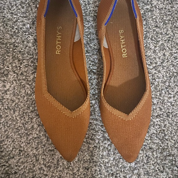 Rothy's Brown and Blue Women's Loafers - Picture 2 of 6